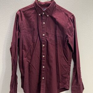 Red American Eagle button down